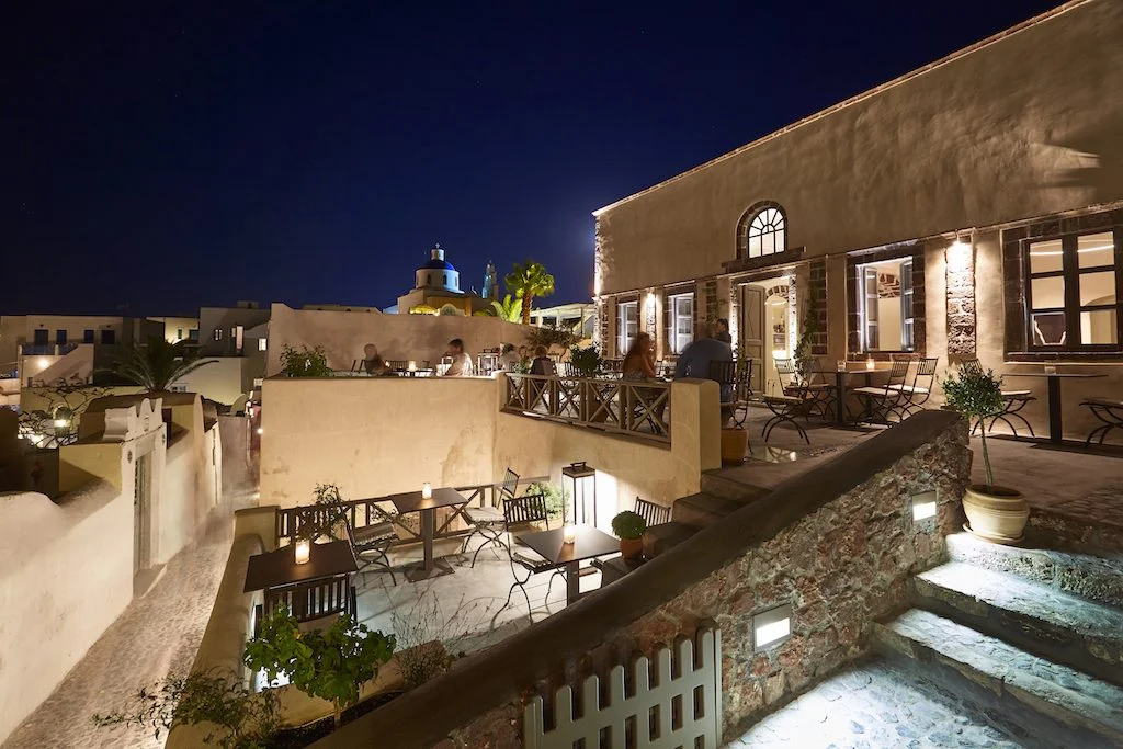 Restored 17th-Century Captain’s House with Aegean Sea Views | Santorini